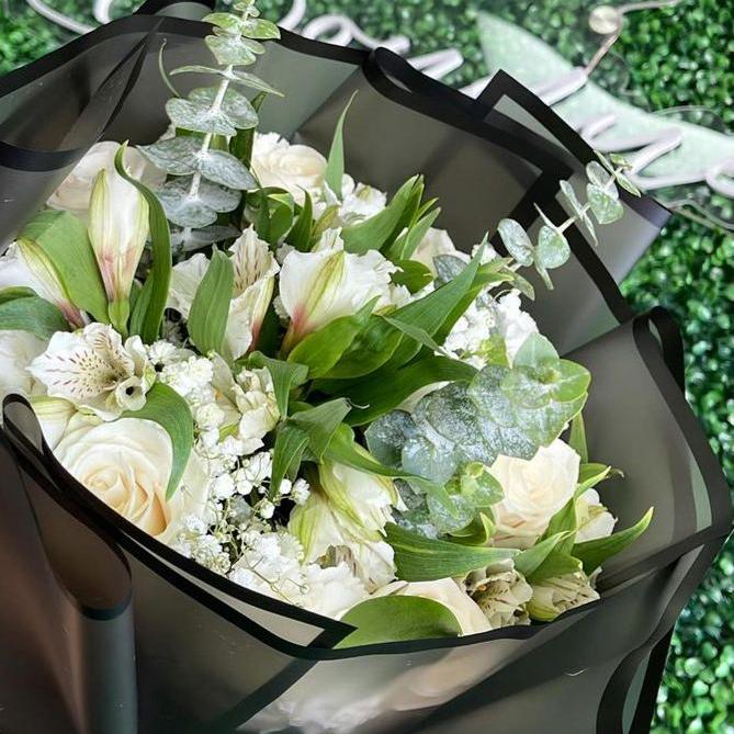 Custom Flower Bouquet in Green