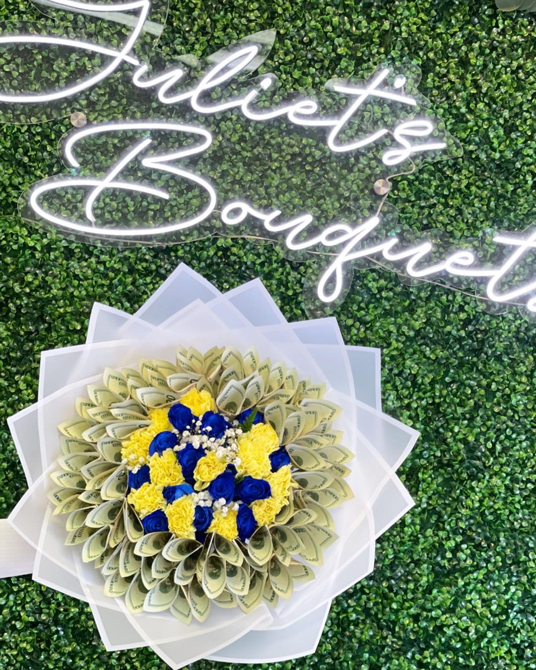 Custom Flower Money Bouquet